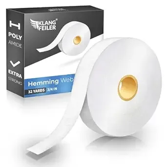 Klangfeiler® Iron On Hemming Web - Extra Strong - 32 Yards - Iron Required