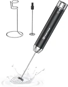 Maestri House Lunafro Max Rechargeable Milk Frother,Stepless Speed Control