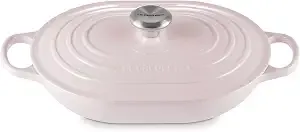Le Creuset Enameled Cast Iron Oval Casserole With Lid, 3.75 Qt., Shallot