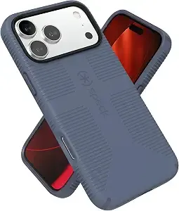 Speck Candyshell Grip +Ms Case For Iphone 17 Pro Max - Mystery Blue/Faded Denim - Slim Protective Grip - Drop Protection - Magsafe Compatible