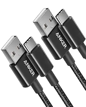 Anker Usb A To Usb C Cable, Usb To Usb C Cable(2pack,3ft,Black)