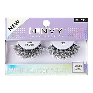 I-Envy False Lashes 3d Mink-Like Plush Impact Natural To Dramatic Vegan Eyelashes (12)