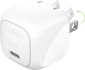 Belkin 20w Compact Usb C Charger Block, Fast Charging For Travel