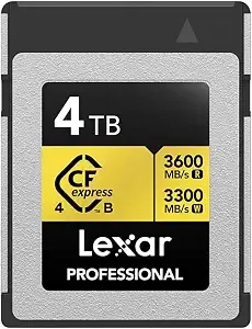 Lexar Gold Series Cfexpress 4.0 4tb Cfexpress Card