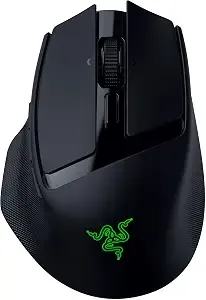 Razer Basilisk Mobile Portable Ergonomic Wireless Gaming Mouse, Black