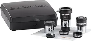 Celestron Astromaster Telescope Accessory Kit – 1.25" Eyepieces & Filters