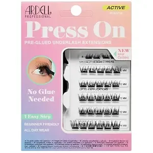 Ardell Active Press On Preglued Underlash Clusters - Pump'N, 1-Pack