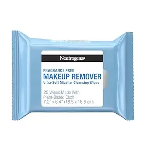 Neutrogena Makeup Remover Wipes, Fragrance-Free, 25 Ct