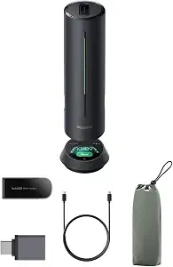 insta360 Wave Ai Conference Speakerphone With Bluetooth, Noise-Canceling Mics, Beamforming, Zoom Certified, Ai Transcription & Summary, 32gb Storage For Meetings, Podcasts, Home Office And Livestreams
