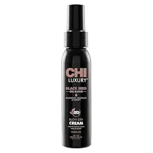 Chi Luxury Black Seed Oil Blow Dry Cream, Moisturizing Styling Cream, 6 Oz