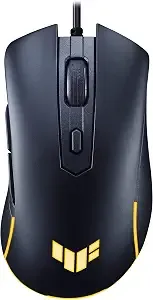 Asus Tuf Gaming m3 Gen Ii Wired Usb Gaming Mouse – Right-Handed Ergonomic, 59g Lightweight, 8k Dpi, ip56 Dust & Water Resistance, Antibacterial Guard, 6 Programmable Buttons, Pc/Mac Support - Black