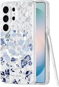 Kate Spade New York Samsung Galaxy s26 Ultra Case - Flowerbed Blue Gems