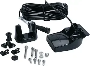 Garmin Plastic Transom Mount Transducer With Depth & Temperature (Dual Frequency, 6-Pin)