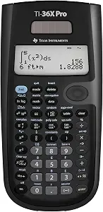Texas Instruments Ti-36x Pro Engineering/Scientific Calculator - 9.7 Inch - Black.