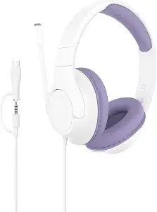 Belkin Soundform Inspire Wired Kids Headphones, Usb-C & 3.5mm