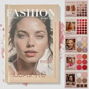 K'Apeine 67 Colors Makeup Palette, Foldable 5-In-1face, Eyes & Lips - Contour, Blush, Highlighter & Eyeshadow - Highly Pigment Long-Lasting Multipurpose Makeup Kit Eyeshadow Palette For Women