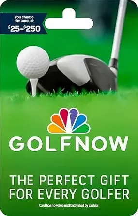 Golfnow Physical Gift Card - $50