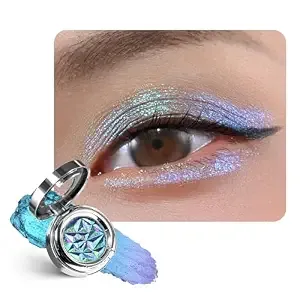 Charmacy Duochrome Eyeshadow, Insane Shifters Chameleon Eyeshadow, Creates High-Impact, Metallic Eye Looks, 100% Vegan And Cruelty Free (Chameleon-#804, 0.06 Ounce (Pack Of 1))