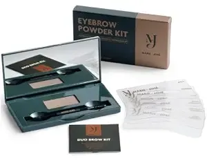 Marie-José Duo Eyebrow Powder Kit – Warm Taupe & Light Brown