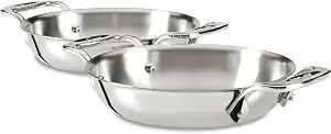 All-Clad Stainless Steel 2-Piece Mini Gratin Pans Set