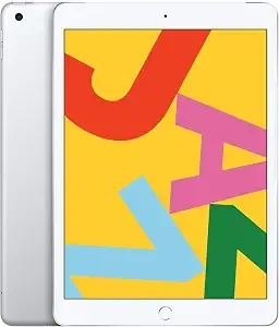 2019 Apple Ipad 7th Gen (10.2 Inch, Wi-Fi + Cellular, 128gb) Silver (Renewed)