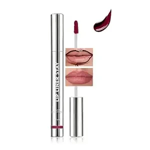 Peel Off Lip Liner Stain - 24hr Long Lasting Lip Liner, Transfer Proof Waterproof Lip Tint, Precision Pen Applicator, Vegan Beauty (04#)