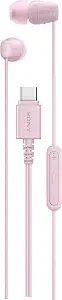 Sony Ier-ex15c Usb-C Plug, Wired In-Ear Headphones With Mic, Pink