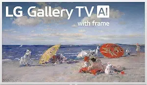 Lg 55-Inch Gallery Tv With Frame Qned Ai lx7b Series Mini Led Smart Tv