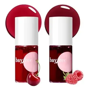 Bayfree Lip Tint Stain Set, 2 Pcs Lip & Cheek Tint Lightweight Non-Sticky