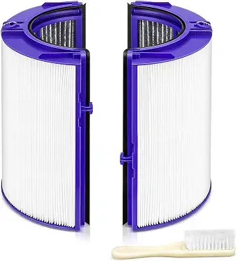 Combi 360°Glass Hepa+Activated Carbon Filter For Dyson hp1 tp09 tp07 tp06 tp04 tp10 tp7a hp04 hp06 hp07 hp09 hp10 hp4a hp7a ph01 ph02 ph03 ph04 ph3a dp04 pc1 Air Purifier, #965432-01