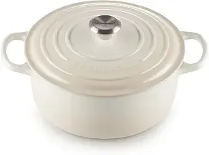 Le Creuset Enameled Cast Iron Signature Round Dutch Oven, 5.5 Qt., Meringue