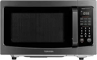 Toshiba Flatbed Microwave Oven With Inverter Technology, 1.3 Cu.Ft, 1200w
