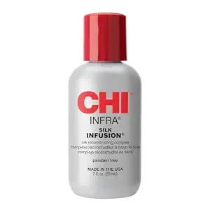 Chi Infra Silk Infusion, Silk Reconstructing Leave-In Hair Treatment, 2 Oz