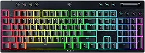 Razer Blackwidow v4 Low Profile Wireless Gaming Keyboard, Orange Switches