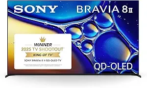 Sony 65 Inch Bravia 8 Ii Qd Oled 4k Hdr Smart Google Tv (K-65xr80m2)
