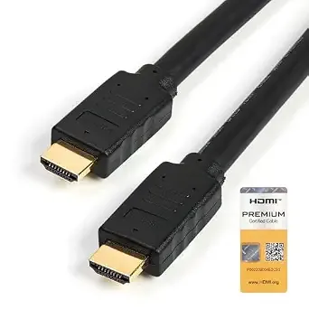 Startech 15ft Certified Hdmi 2.0 Cable With Ethernet, 4k 60hz, hdr10