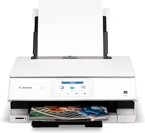 Canon Pixma ts8820 Wireless Printer, Best For Home Photo Printing, Copy And Scan, White