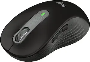 Logitech Signature m650 L Full Size Wireless Mouse Large Sized - Black