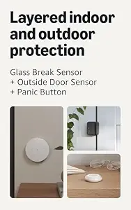 Ring Indoor Security Starter Kit, Break-In Detection, Outdoor Awareness & One-Touch Emergency Help