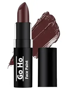 Go Ho Camo Face Paint Brown Stick - Maroon Eye Black Stick Hunting Face Body Paint Professional Sfx Makeup,Safe Facepaint Nose&Lip Smacking For Halloween(Brown Color)