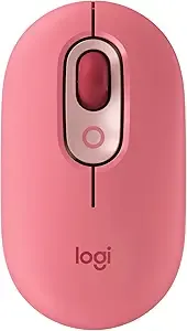 Logitech Pop Mouse Compact And Portable Wireless - Heartbreaker Rose