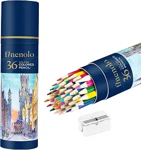 Finenolo 36 Pack Colored Pencils For Adult Coloring Books
