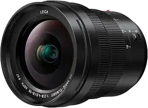 Panasonic Lumix Professional 8-18mm Camera Lens, G Leica Dg Vario-Elmarit, f2.8-4.0 Asph, Mirrorless Micro Four Thirds, H-e08018 (Black)