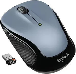 Logitech Wireless Mouse m325 With Designed-For-Web Scrolling - Light Silver