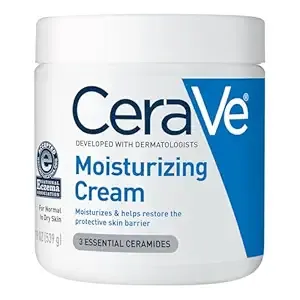 Cerave Moisturizing Cream, Face & Body Moisturizer For Dry Skin, 19oz