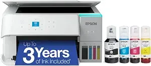 Epson Ecotank Et-2980 Wireless Color All-In-One Supertank Printer - White