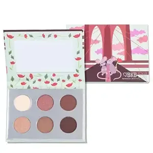 m2u Nyc Pigmented Eyeshadow Palette, 6 Shades Nude To Bold (Bkb)