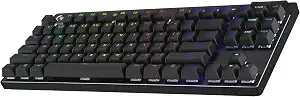 Logitech G Pro Mechanical Tkl Tenkeyless Gaming Keyboard (Clicky) - Black