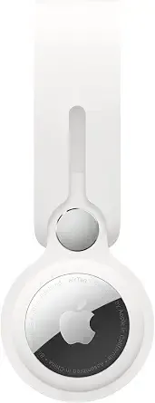 Apple Airtag Loop Case - White
