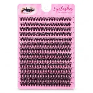 Diy Lash Extension Kit, 280pcs 40d Individual Cluster Lashes, Mixed Length 8–16mm Eyelash Extensions, At Home Lash Extensions For Natural Full Volume Look